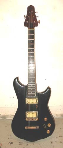 Brown Longhorn Guitar
